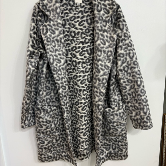 a new day Jackets & Blazers - a new day Gray Leopard Print Jacket